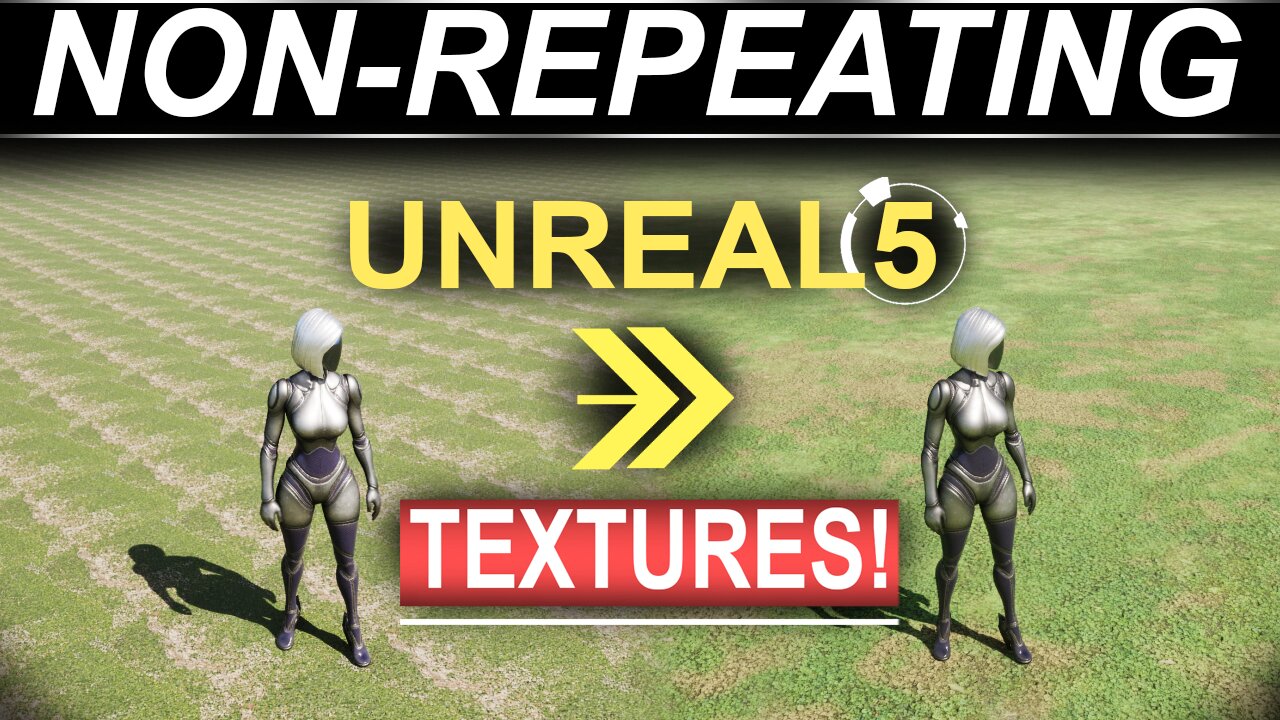 Unreal 5 - Infinite Non-Repeating Textures (60 SECONDS!!)