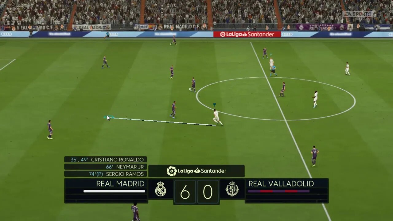 Let's Paly FIFA 20 Manager's Career#4 La Liga Santander Real Madrid vs Real Valadolid