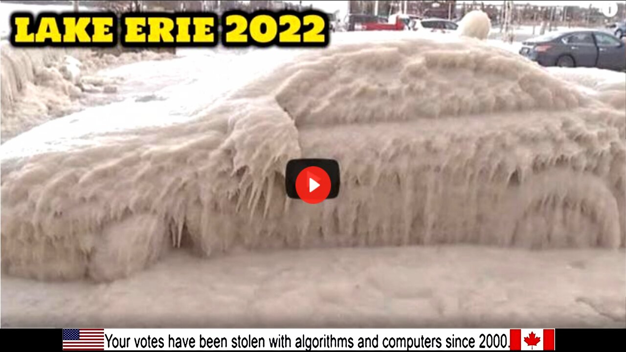 Footage of Lake Erie blizzard! Massive winter storm, flooding and freezing - Ontario and New York