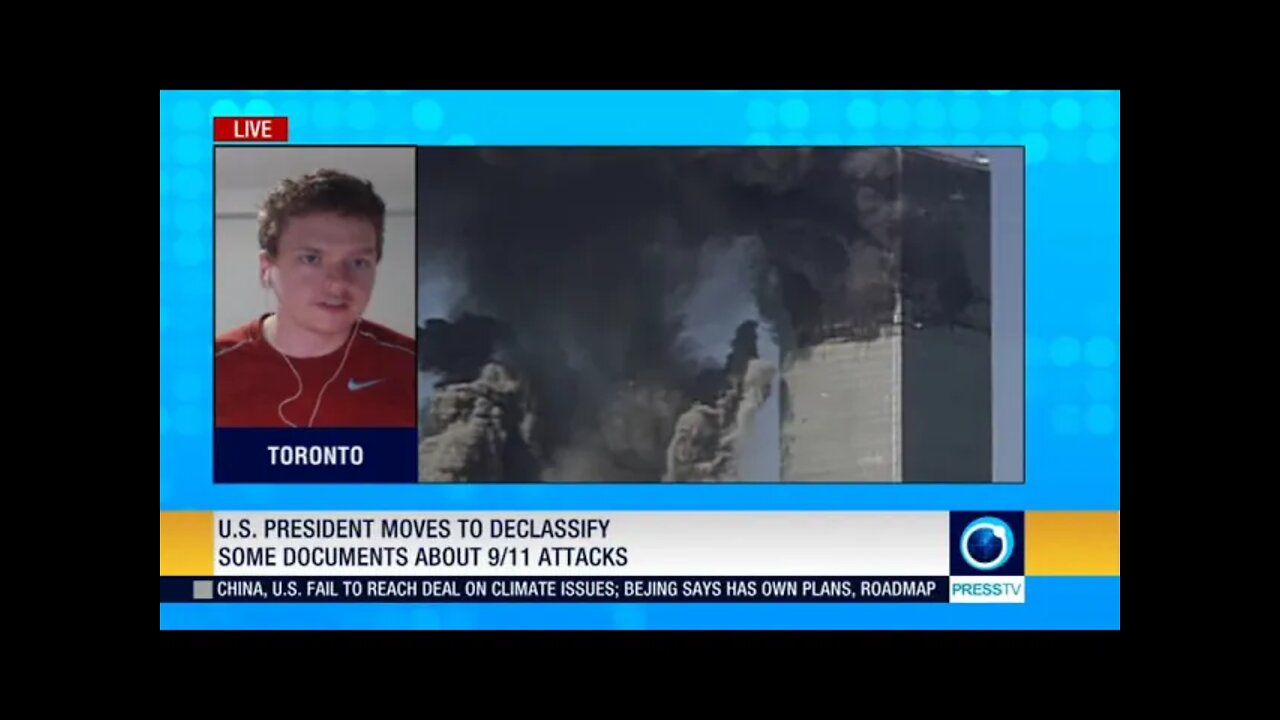 TCF Editor-in-Chief appears on Press TV to discuss Biden order declassifying docs about 9/11 attacks