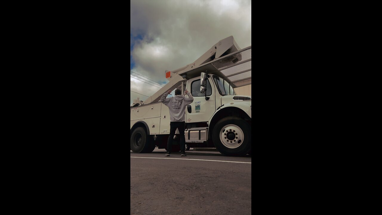 Yung Alone on his new Marion County Work Truck