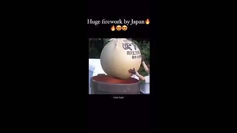 Huge firework made by Japan🔥🔥🔥 | Viral Vault | Viral videos #rumble #shorts