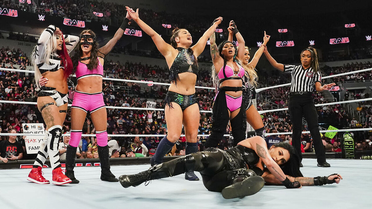 Natalya’s Team Wins in a Wild 10-Woman Tag Match! #shorts