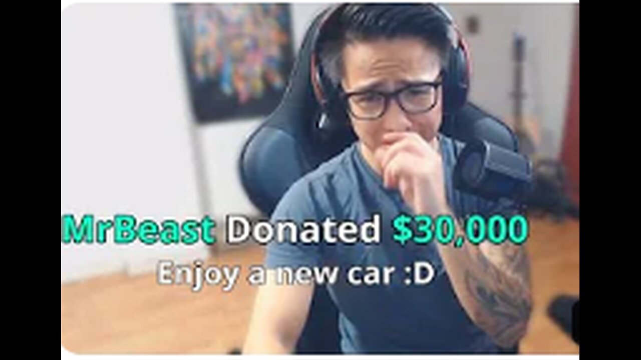 I Donated $30,000 To A Random Twitch Streamer (world record)