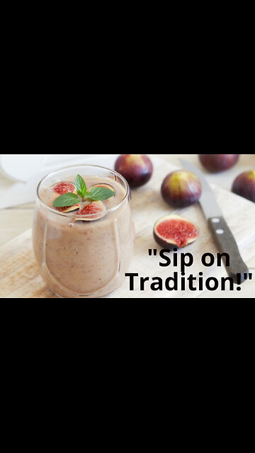 Sip on Tradition: Create a Deliciously Healthy Figgy Spice Smoothie!"