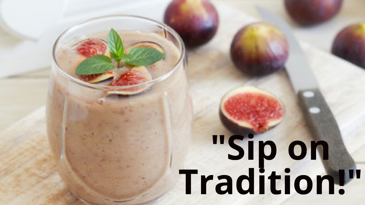 Sip on Tradition: Create a Deliciously Healthy Figgy Spice Smoothie!"