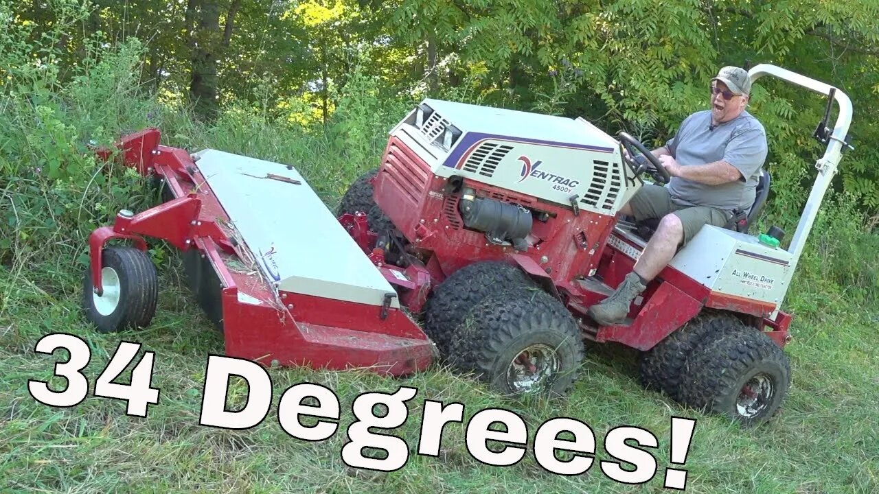 Did We Slide Into the Retention Pond? Extreme Slope Mowing!