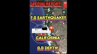 7.0 Earthquake Coast of California! 🕳 💥