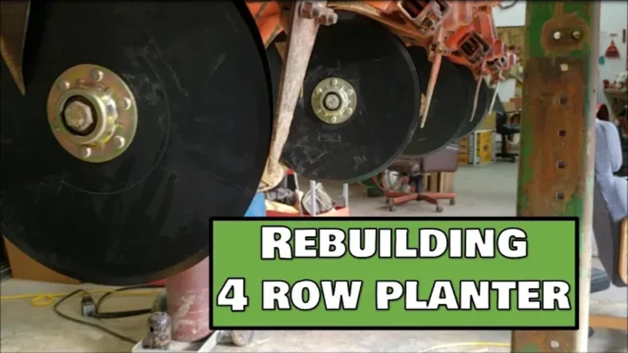 Rebuilding Allis Chalmers 4 row planter for Branson tractor