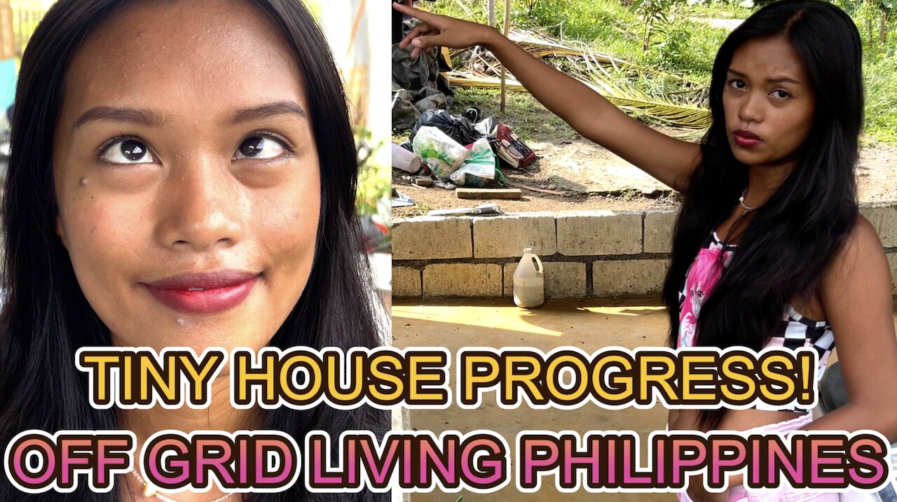🇵🇭 Filipina Barbie's Tiny House Shack Collection Becoming A Real House! OFF GRID LIVING PHILIPPINES