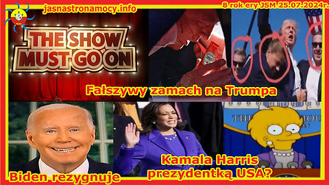 Fałszywy zamach na Trumpa Biden rezygnuje Kamala Harris prezydentką USA?