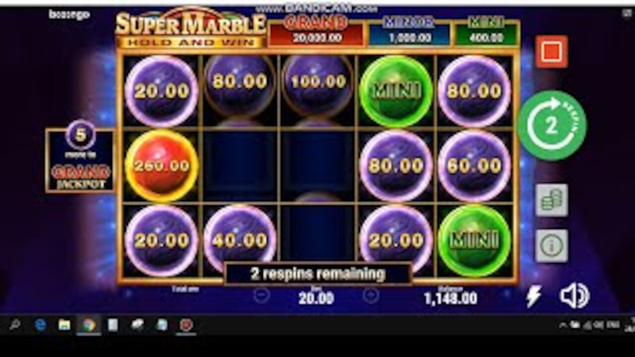 NICE WIN Playing Super Marble Online Slot