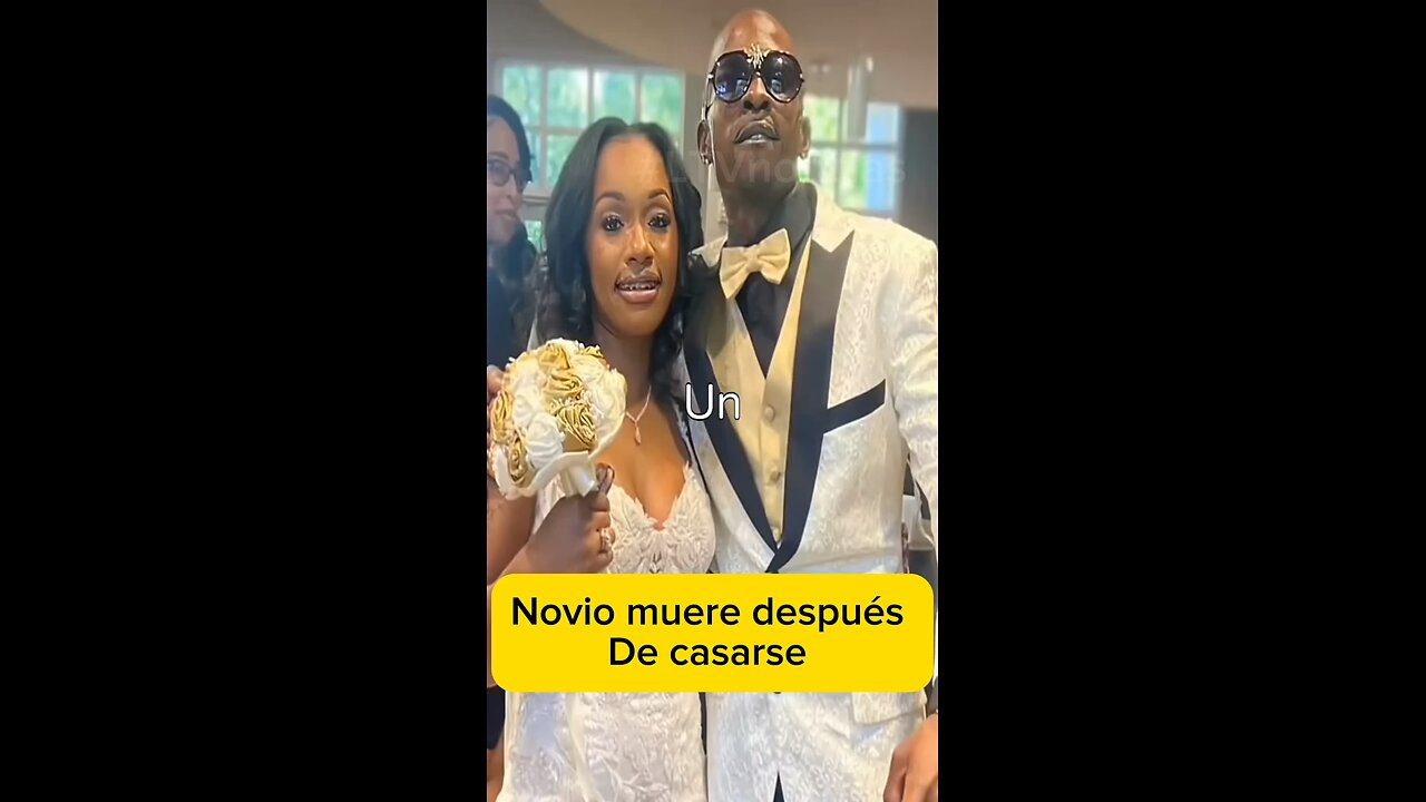 Un novio ha muerto por un aluvión de balas pocas horas después de casarse con el amor
