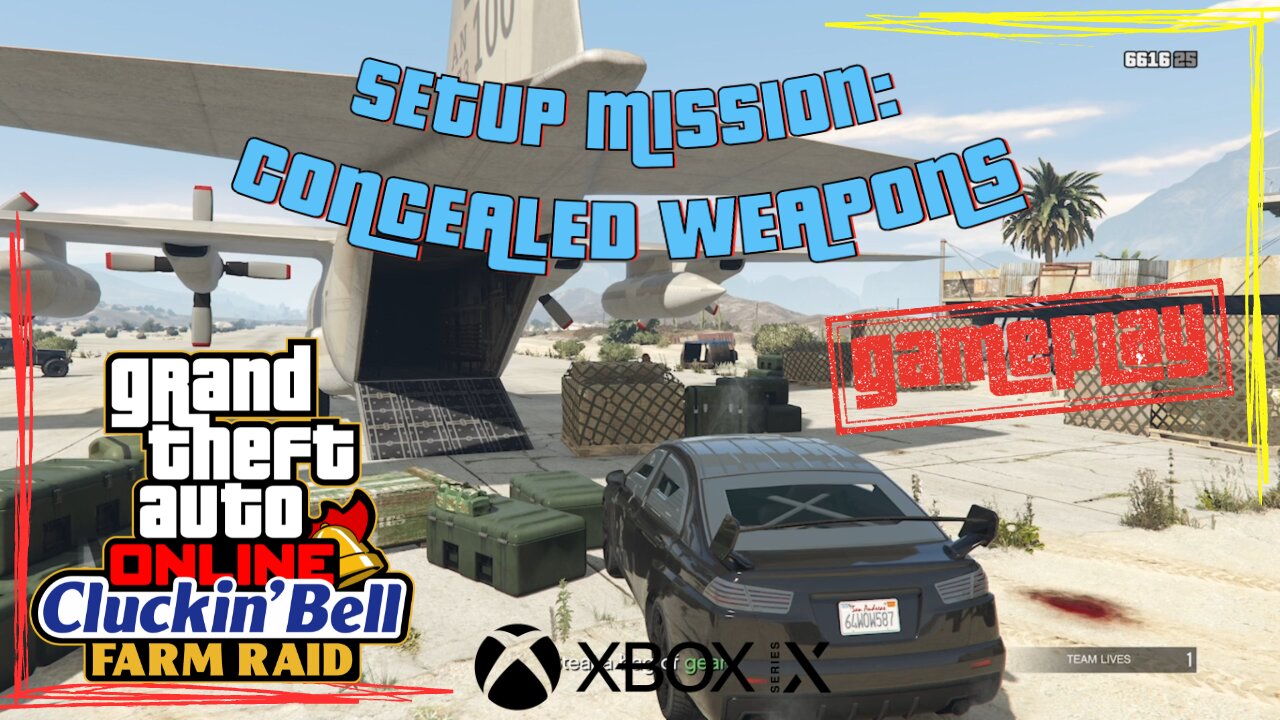 CLUCKIN'BELL FARM RAID SERIES I CONCEALED WEAPONS I #gtaonline #cluckinbell #xboxseriesx