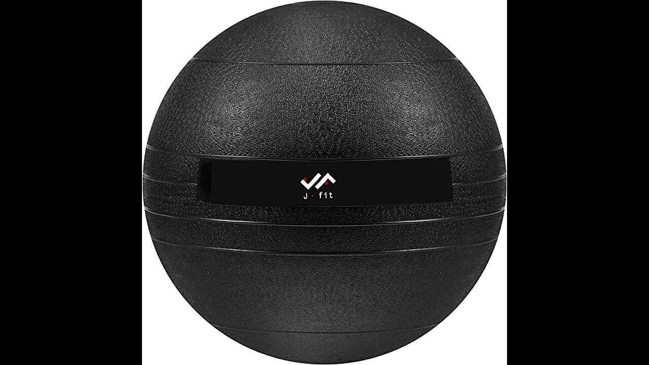 JFIT Dead Weight Slam Ball for Strength and Conditioning WODs, Plyometric and Core Training, an...