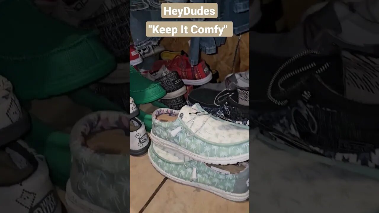 @HeyDudeShoes for life "keep it comfy"