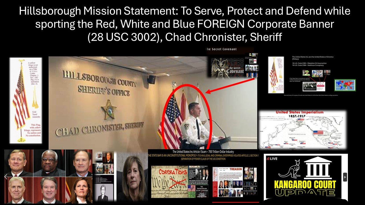 BUSTED: HOW THE USA INC HILLSBOROUGH SHERIFFS DEPT TRIED TO KILL BRADLEY. LOOK AT THE PATTERNS