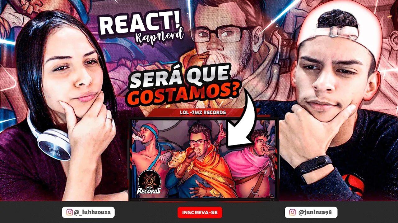 LOL - Peu028, Lucas A.R.T. e Gabriel Rodrigues [Prod. 808 Ander] | [React em Casal RapGeek] 🔥