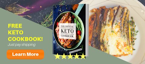 The Essential Keto Cookbook (Physical) - Free + Shipping