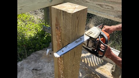 Building a hot tub deck! Pt. 1 “ON THE BEACH!”
