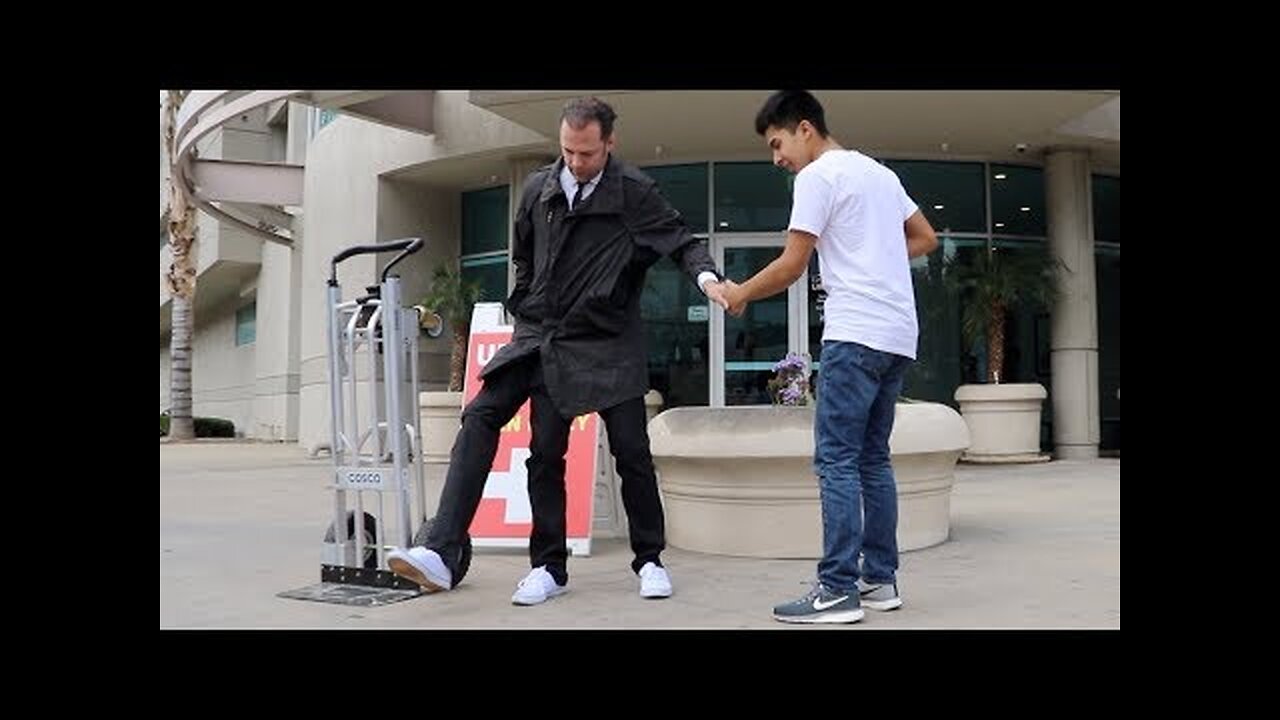 Three Legged Man Prank