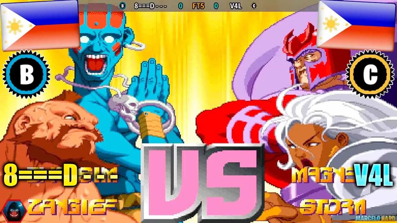 X-Men vs. Street Fighter (8===D - - - Vs. V4L) [Philippines Vs. Philippines]