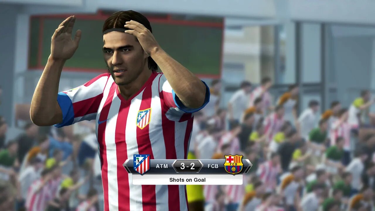 Pro Evolution Soccer 2013 - Atletico Madrid vs FC Barcelona - 1440p No Commentary