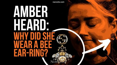 Amber Heard : Why Did She Wear The Bee Earring?