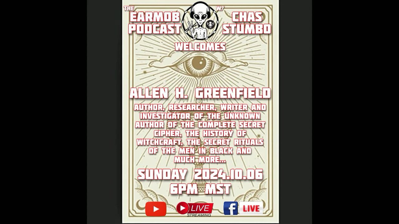 2024.10.06 Secret Cypher Of The UFOnauts, The Occult & Sexual Magik w/ Allen Greenfield