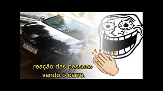 Reação das pessoas vendo o carro #short