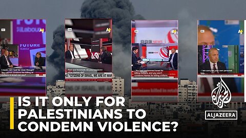 Is it only for Palestinians to condemn violence