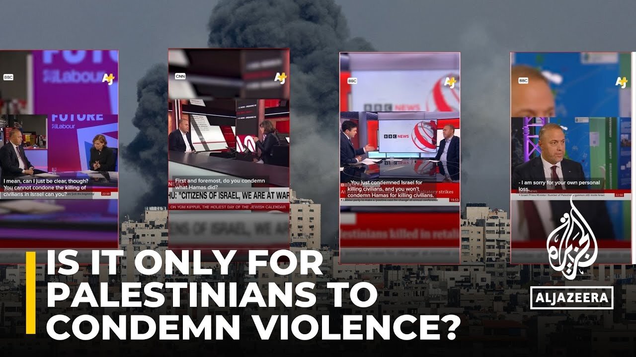 Is it only for Palestinians to condemn violence