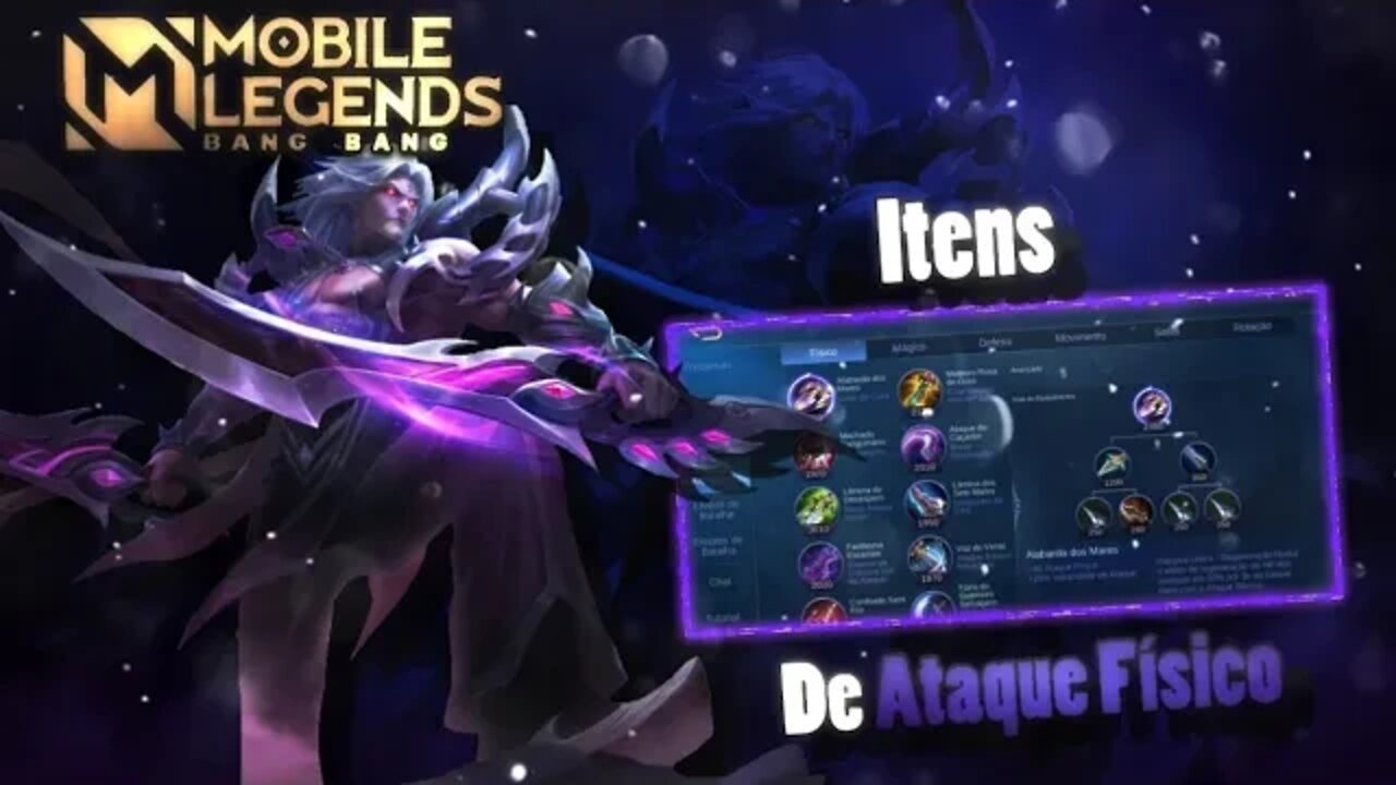 EXPLICANDO TODOS OS ITENS NA PRÁTICA • ATAQUE FÍSICO | Mobile Legends