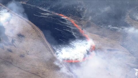 AirTracker7 captures just how fast the wind whipped the NCAR Fire