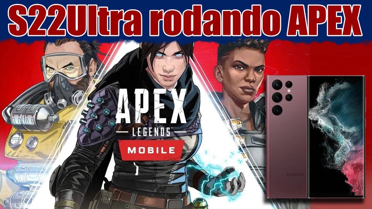 Galaxy S22 Ultra rodando Apex Legends! Tá fácil de mais....