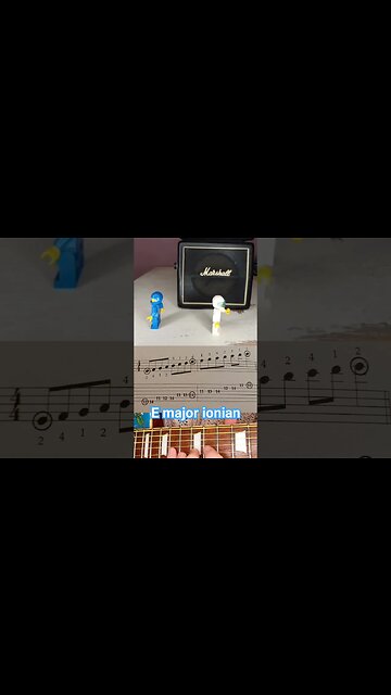 Guitar scale of the day: E major ionian