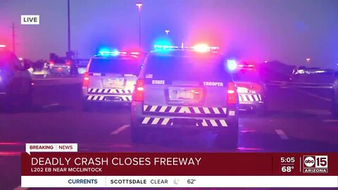 Driver killed in crash along freeway construction zone in Tempe