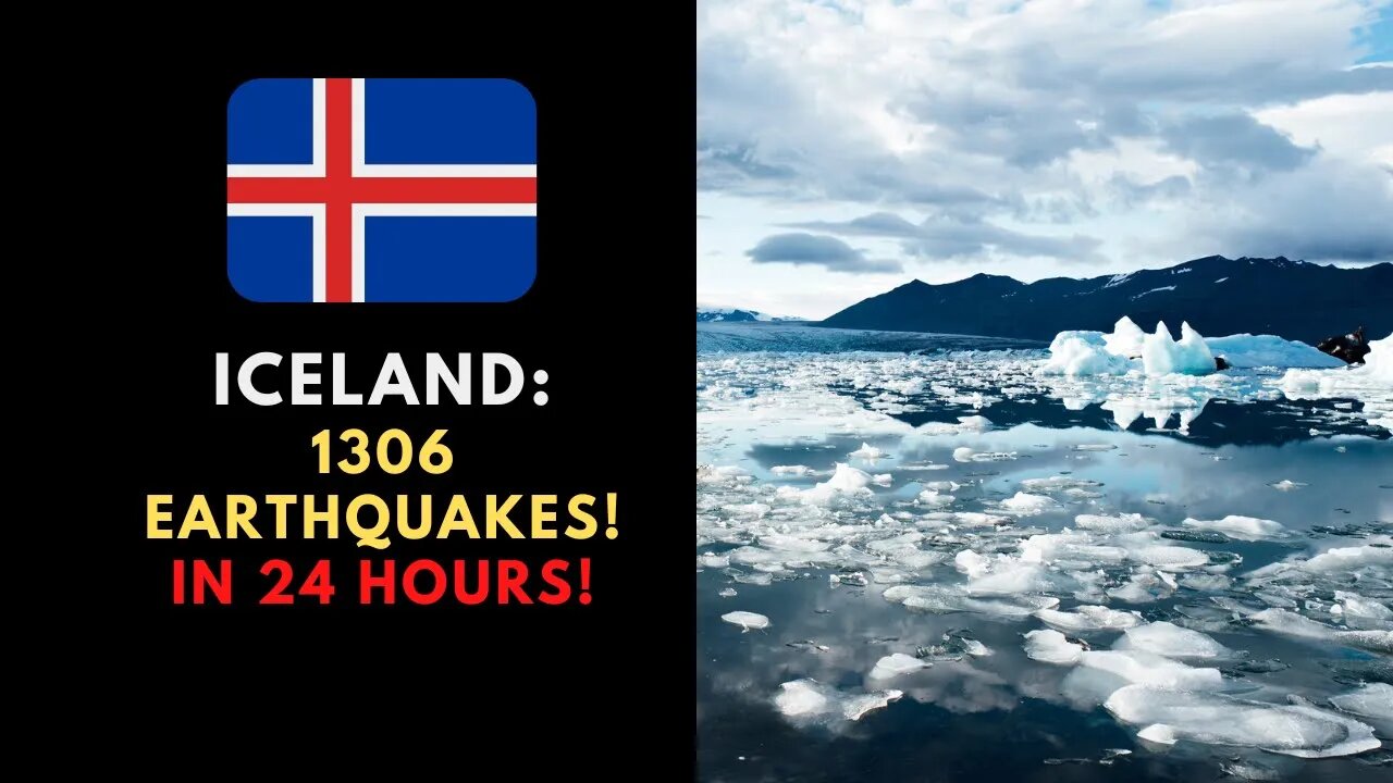 Iceland Earthquakes Today - 1306 Earthquakes One Day