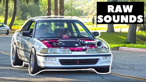 Stanced Honda Builds Roll In To EFvsDA Meet!