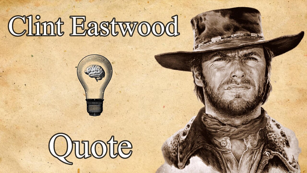 Clint Eastwood Quote: Be Realistic. #quotes #clinteastwood