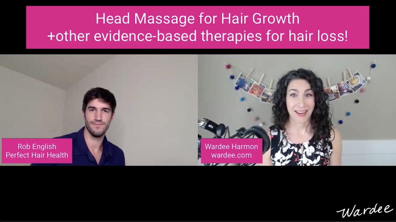 Head Massage for Hair Growth +other evidence-based therapies for hair loss!