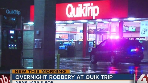 Overnight robbery at QuikTrip in Overland Park