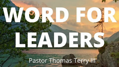 #1 Words Leaders Must Know | Supernatural Training Institute | 3/28/20