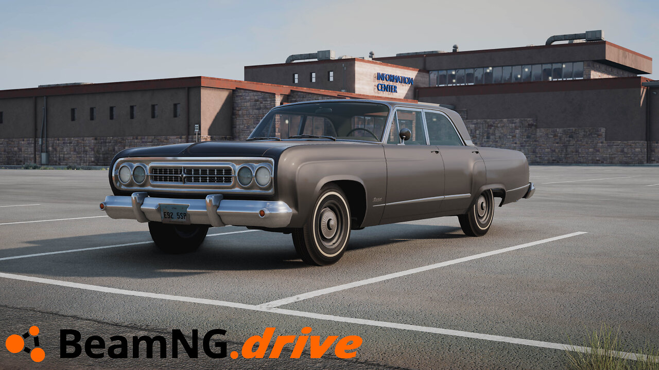 BeamNG.drive | Cruising in Utah, USA with Gavril Bluebuck 291 V8 Marshal 4-Door Sedan