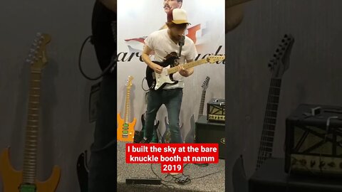 @I Built The Sky at the @Bare Knuckle Pickups booth at #namm2019