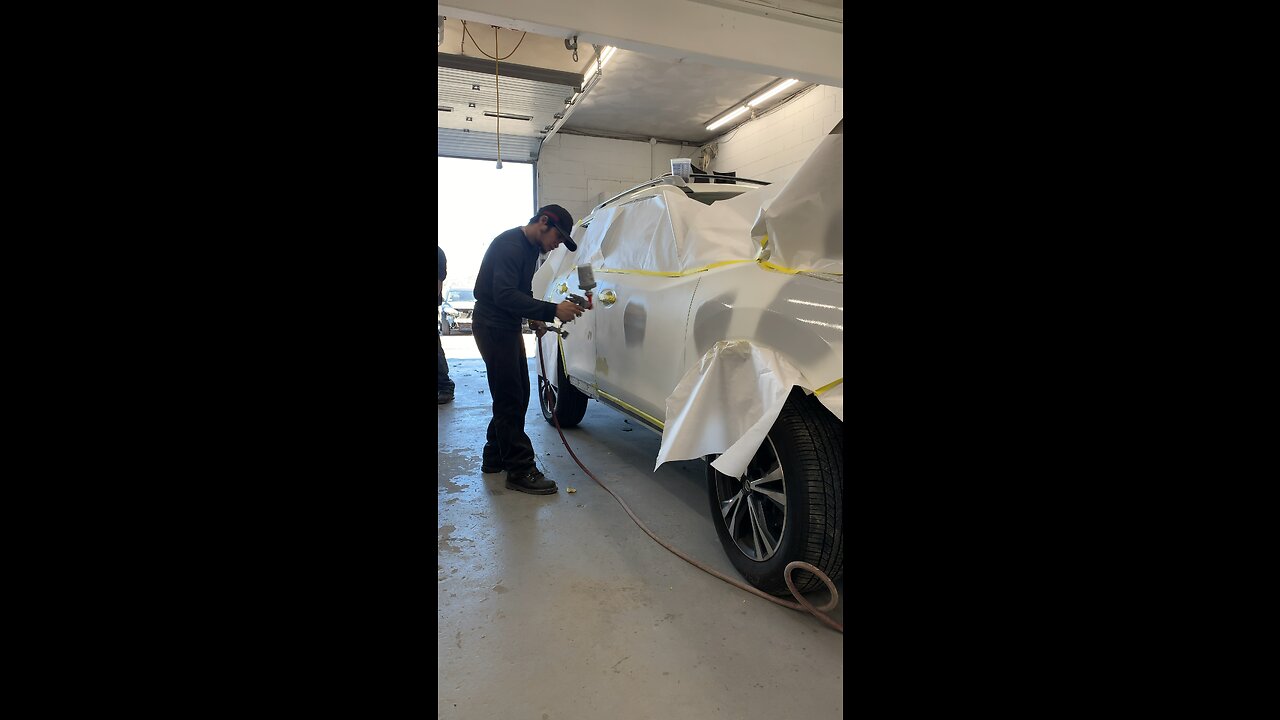 Prep and primer a 2018 Nissan rouge