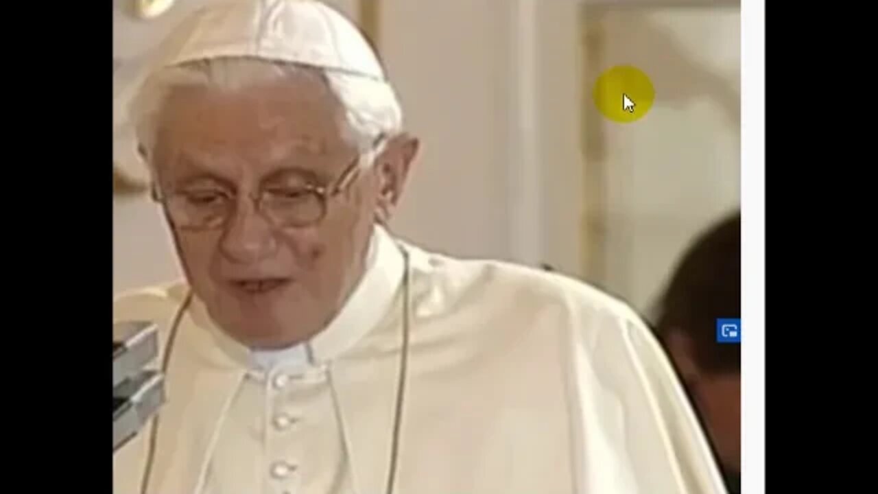 The Pope Francis Vanishes after AM Greeting #Hologram