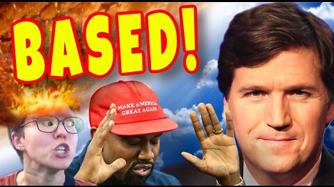 BASED Kanye Makes "DEMONIC" LIBS' Heads Explode, Praises God, says "I'M PRO-LIFE" on Tucker.