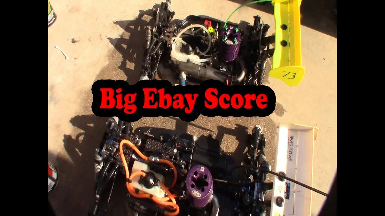 Huge RC car eBay score Mugen Ofna XRAY for $164.30 truggy bubby micro nitro