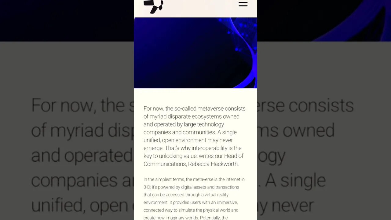 QUANTS TRUE VALUE FOR METAVERSE #quantnetwork #quant #altcoin #quant #cryptoinvesting #ethmerge #eth